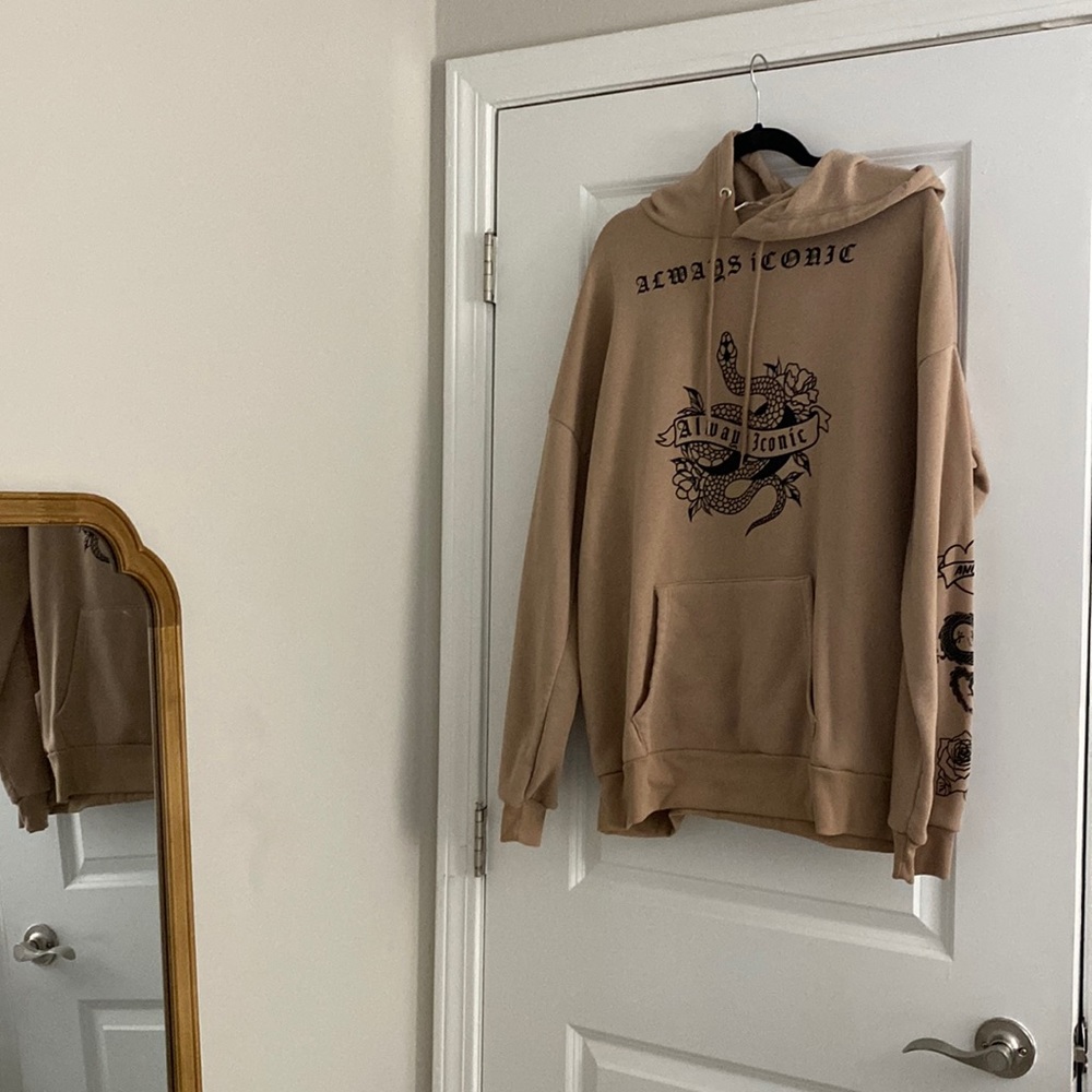 Always Iconic Cream Hoodie